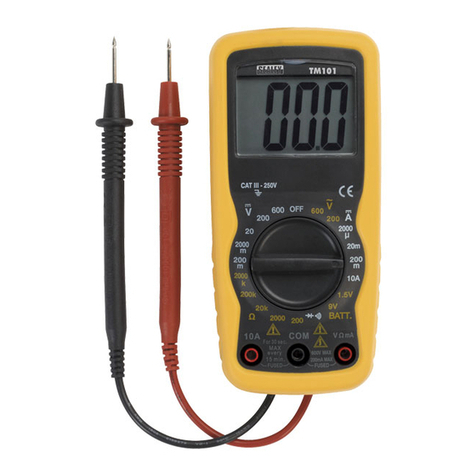 Sealey TM101 User manual Sealey TM101 User manual