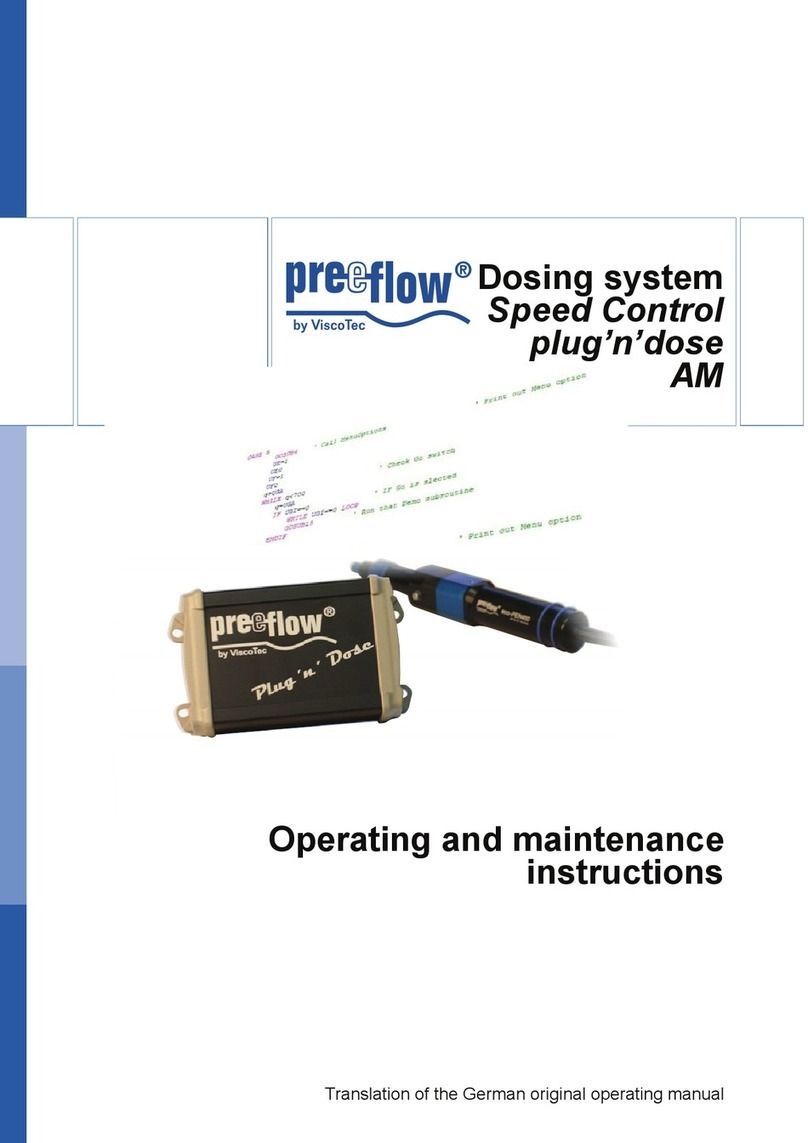 ViscoTec preeflow plug'n'dose AM Operating and maintenance instructions