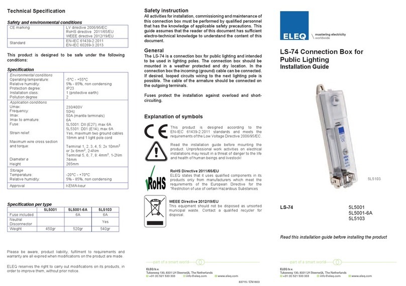 ELEQ LS-74 installation guide