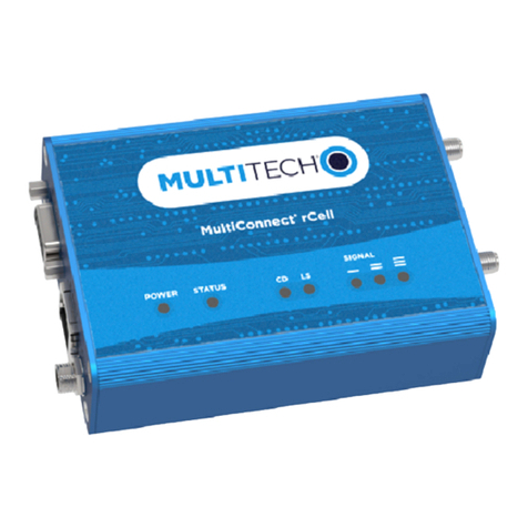 Multitech MultiConnect rCell 100 Series Installation instructions