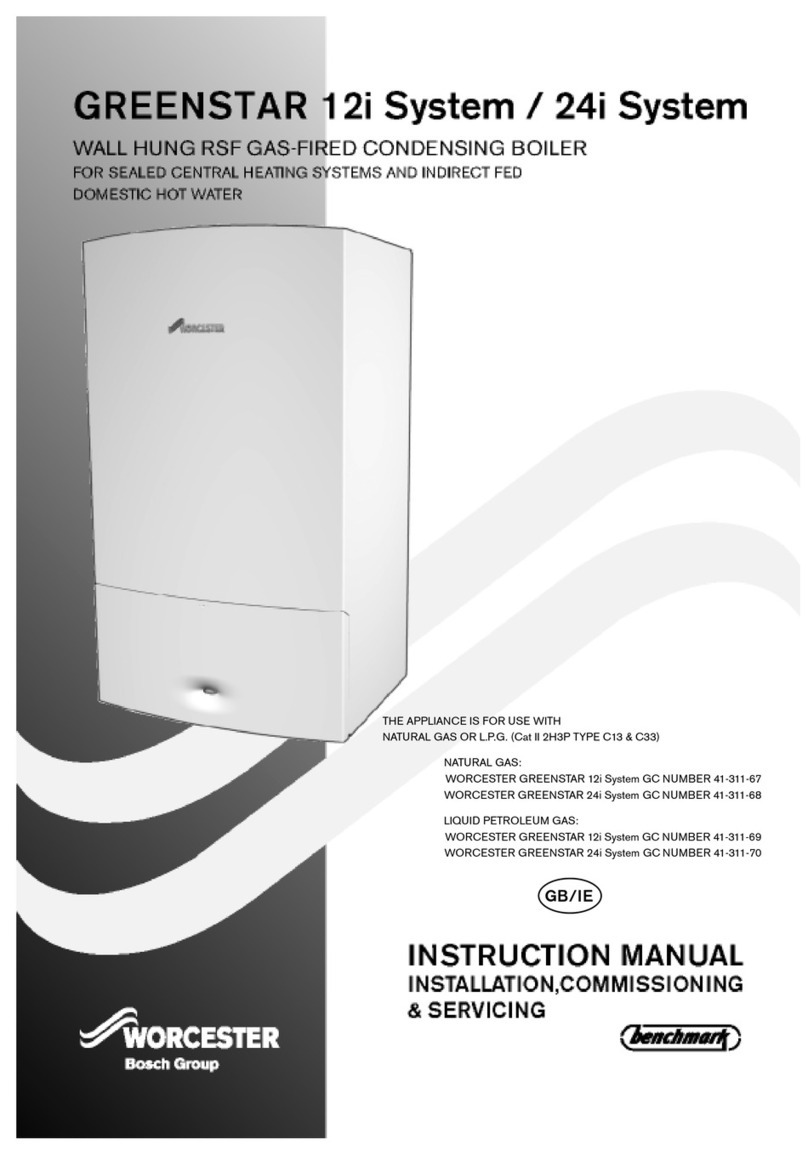Bosch Worcester GREENSTAR 12i System User manual