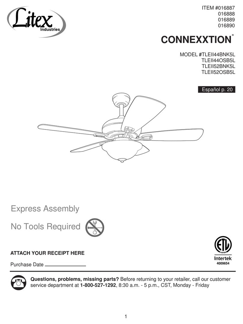 Litex Industries CONNEXXTION TLEII44BNK5L User manual