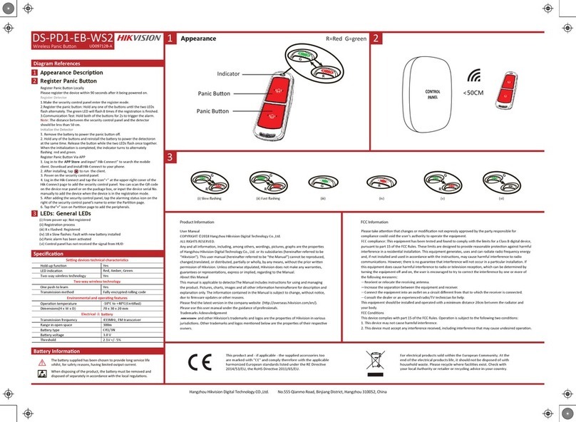 HIK VISION DS-PD1-EB-WS2 quick start guide