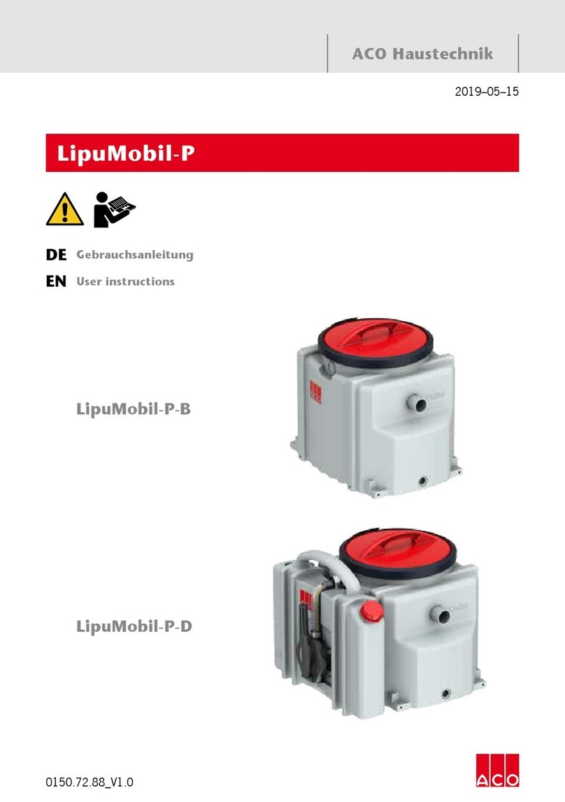 ACO LipuMobil-P Series User instructions