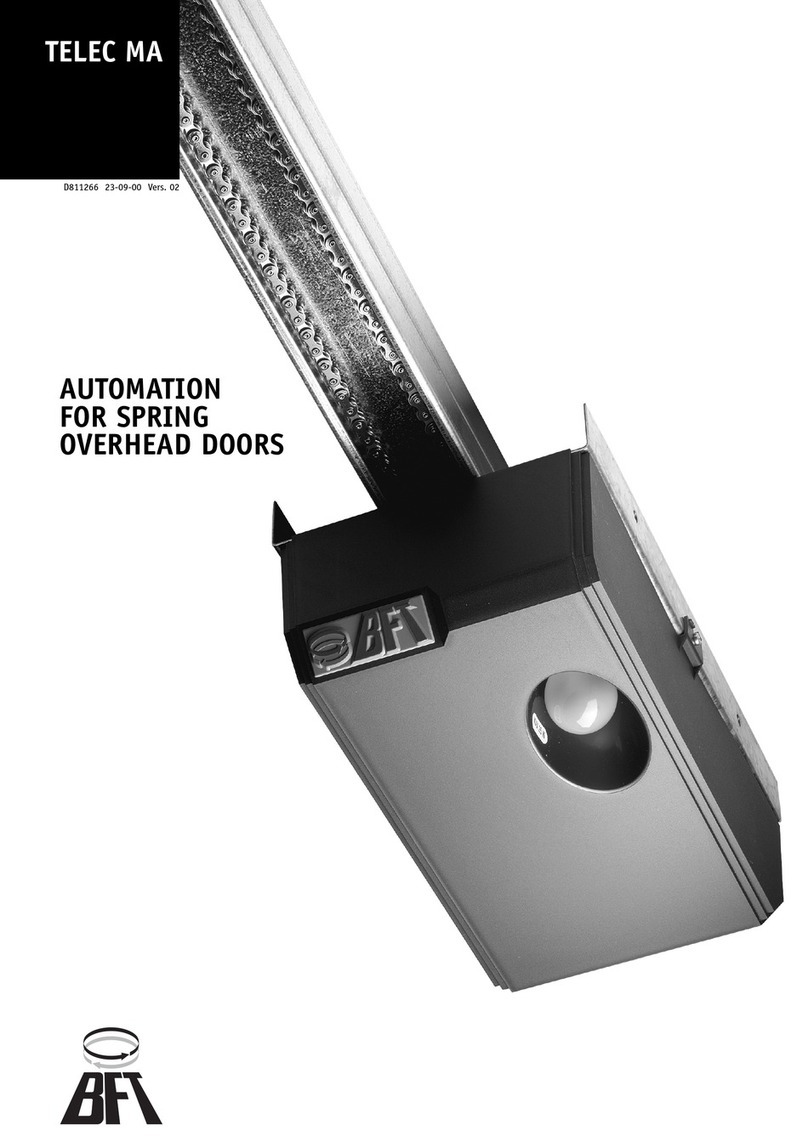 BFT TELEC MA manual
