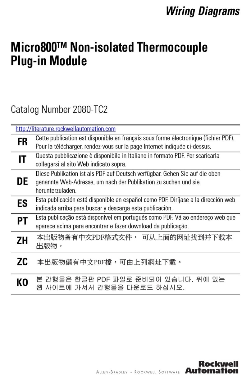 Rockwell Automation Allen-Bradley Micro800 User manual