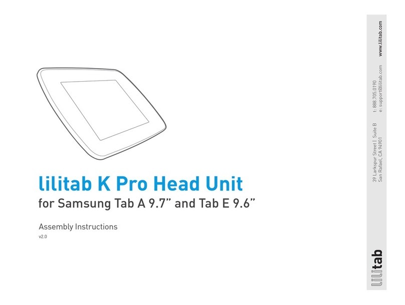 lilitab K Pro Head Unit User manual