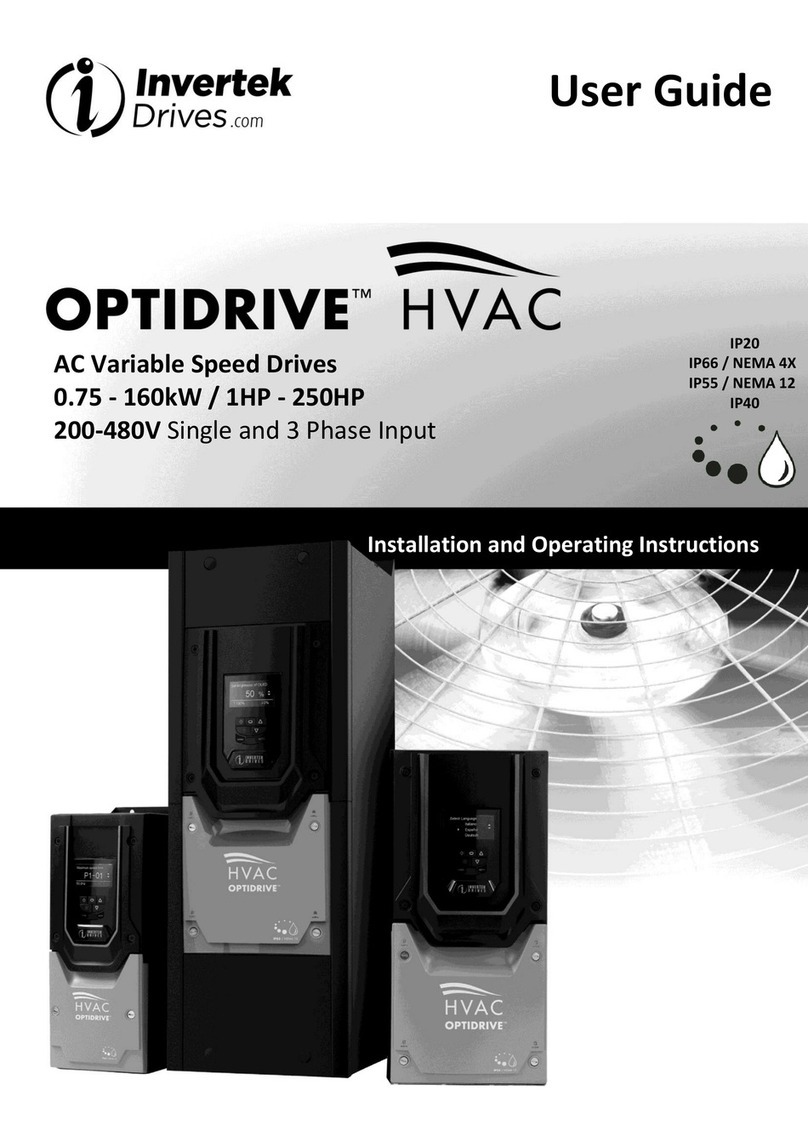 Invertek Drives Optidrive Series user guide