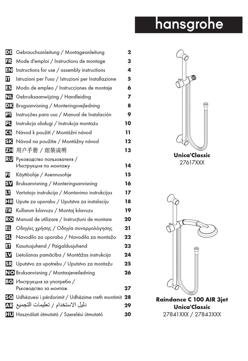 Hans Grohe Unica'Classic Series Manual Hans Grohe Unica'Classic Series Manual