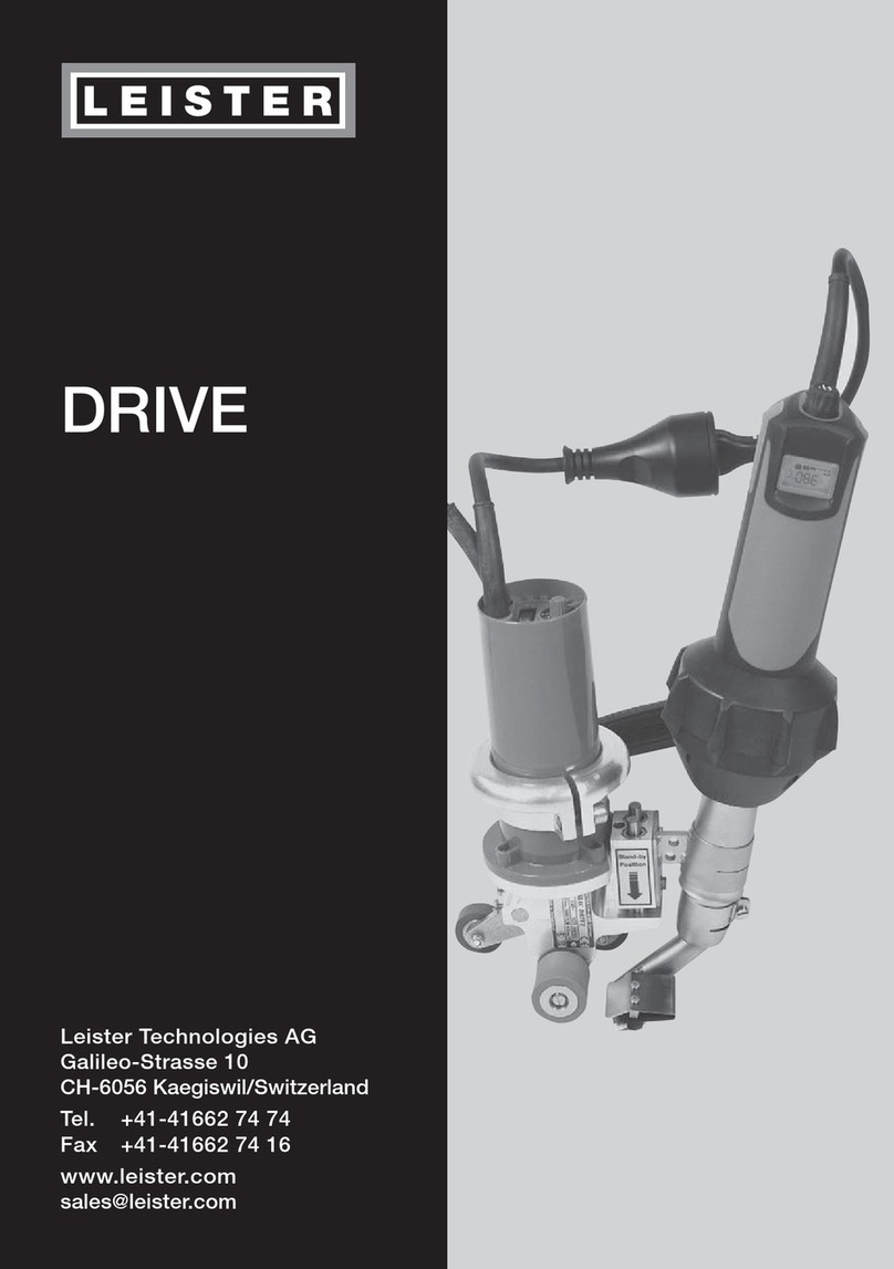 Leister DRIVE operating instructions