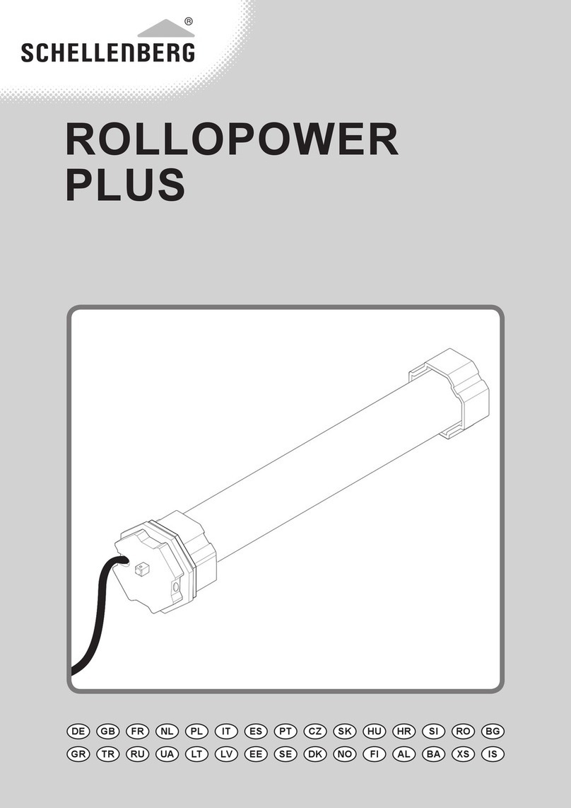 Schellenberg ROLLOPOWER PLUS Series manual