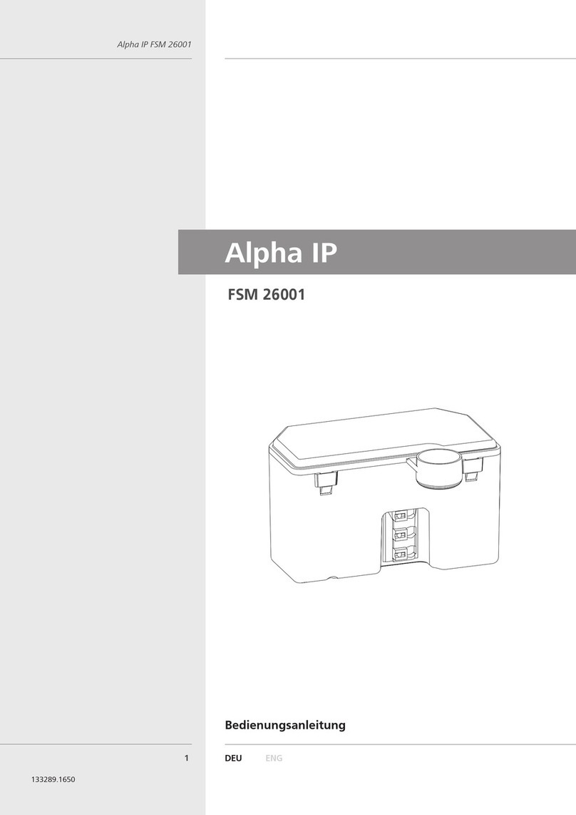 Alpha IP FSM 26001 User manual