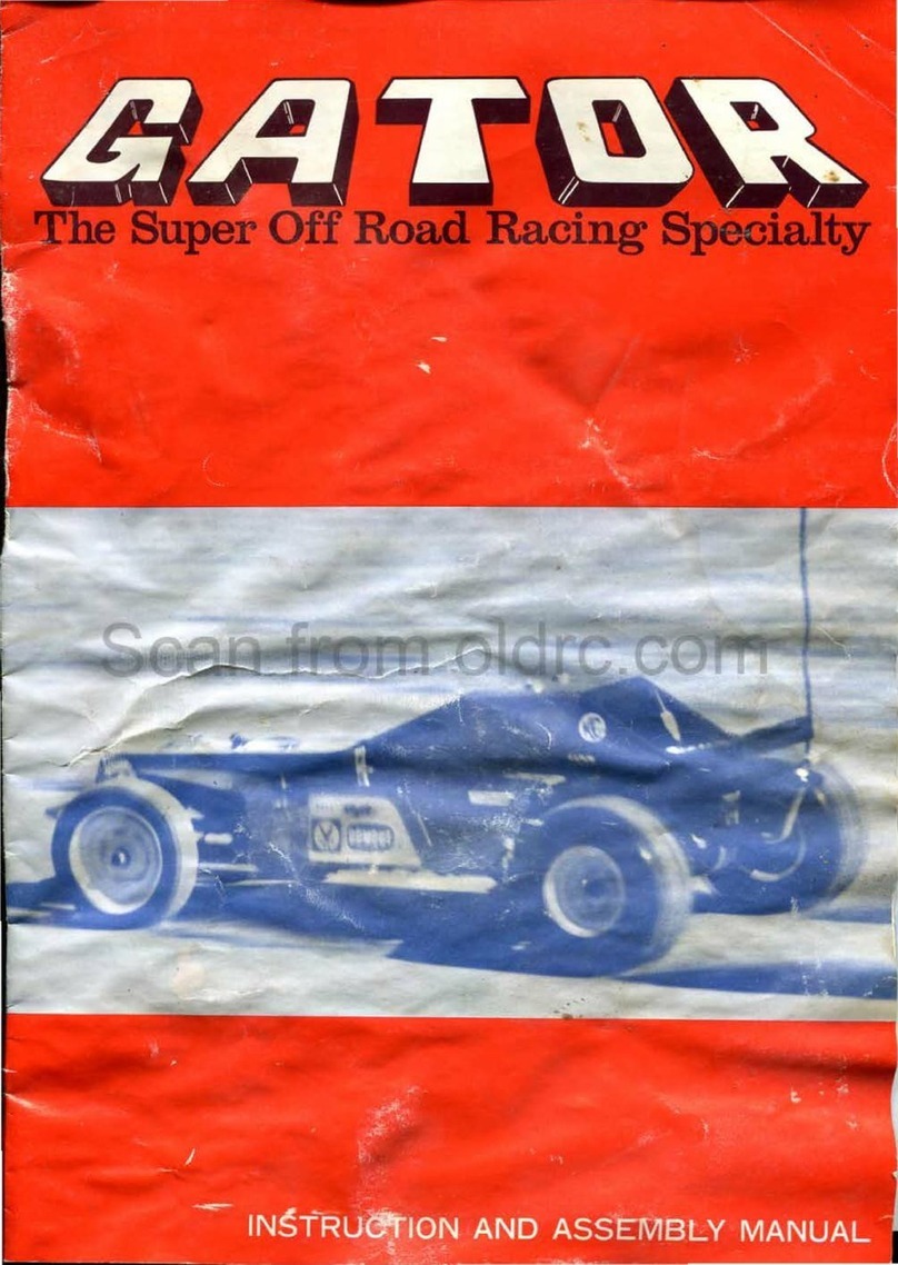 Ayk Racing Gator Sidewinder Instruction and assembly manual