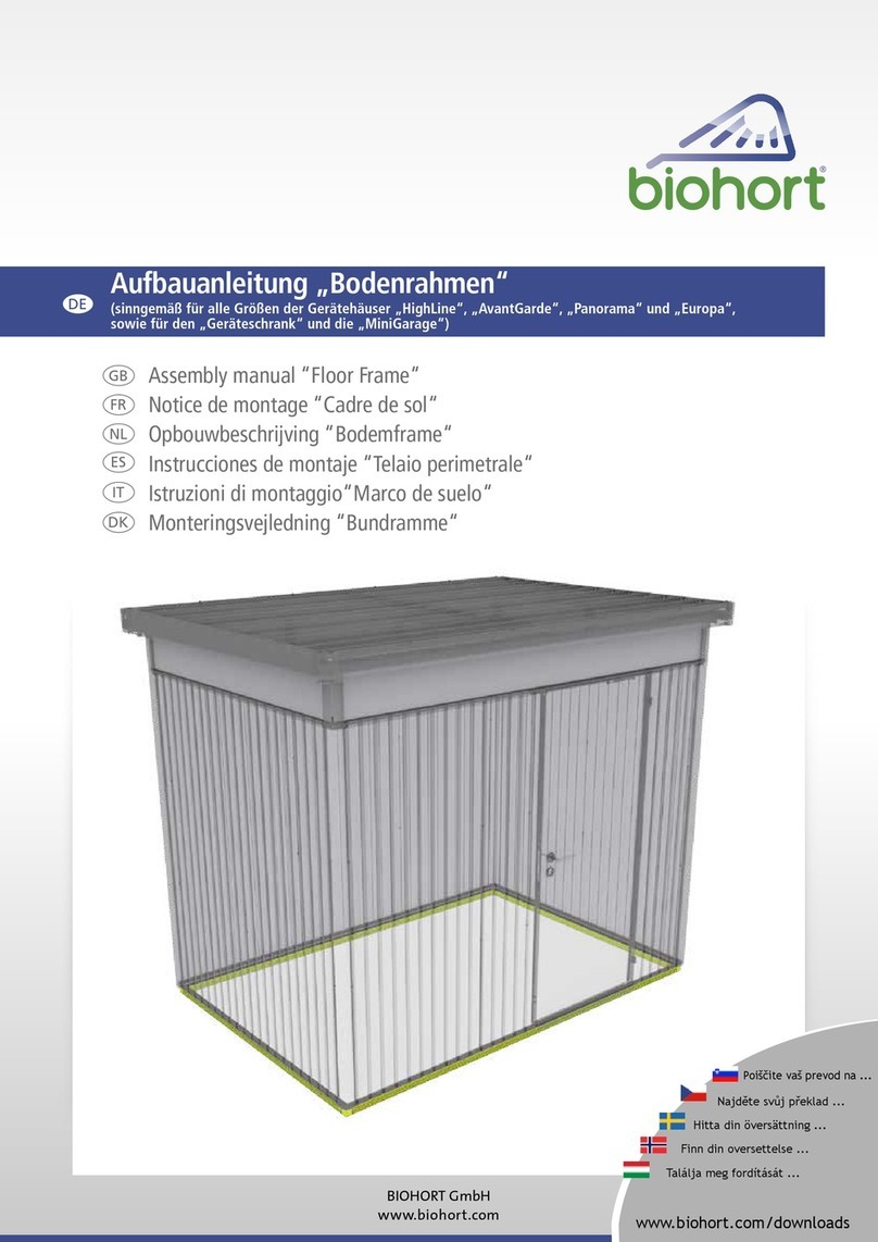 Biohort HighLine Series Assembly manual