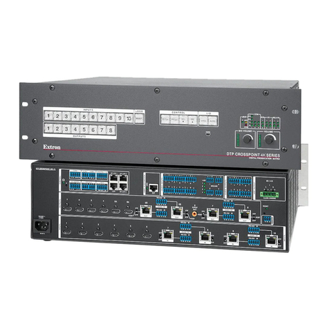 Extron electronics DTP CrossPoint 108 4K Setup guide