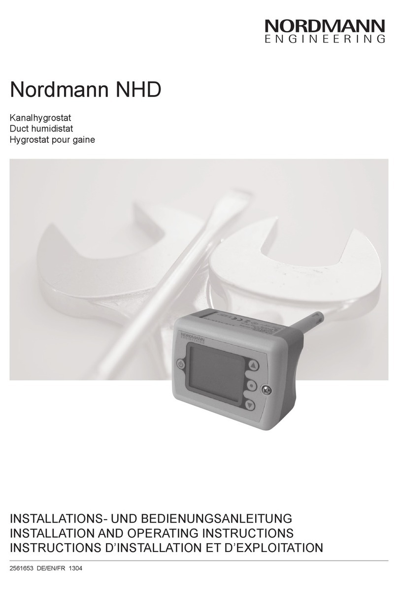 Nordmann Engineering NHD Installation and operating instructions