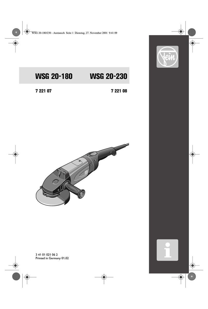 Fein WSg 20-180 User manual