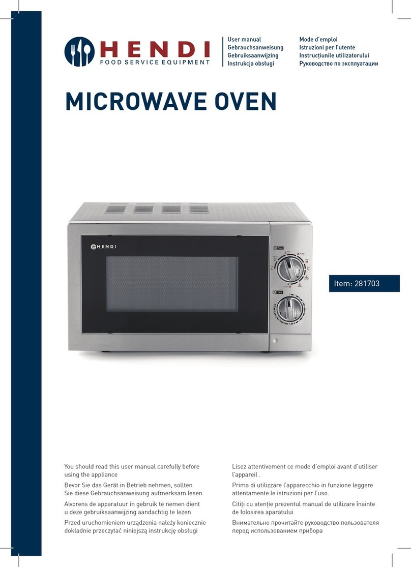 Hendi 281703 user manual