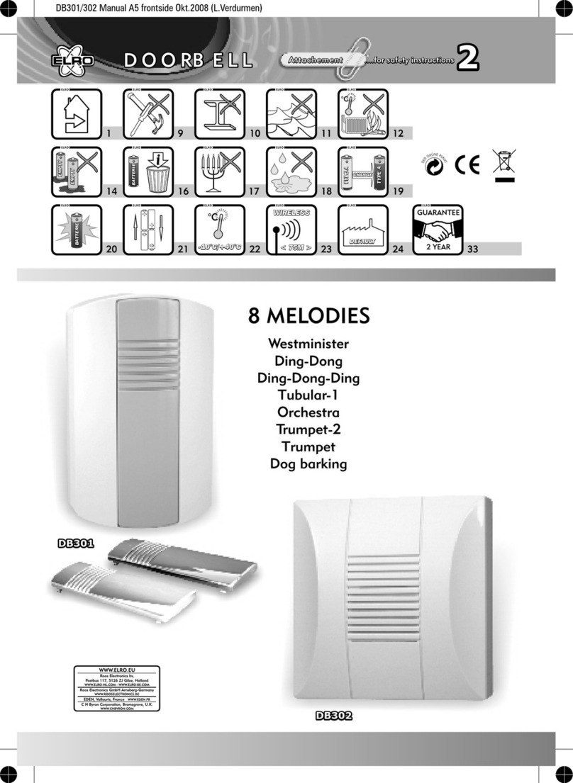 ELRO DB301 quick start guide