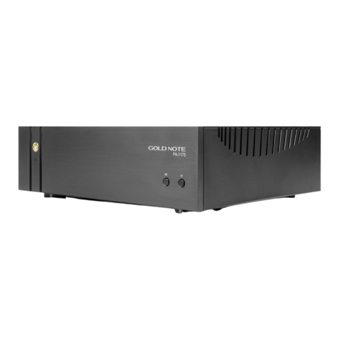 Gold Note PA-1175 MKII User manual