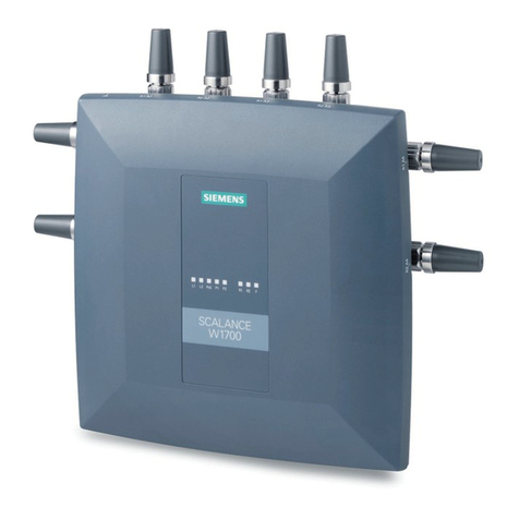 Siemens SCALANCE W1780 Configuration manual