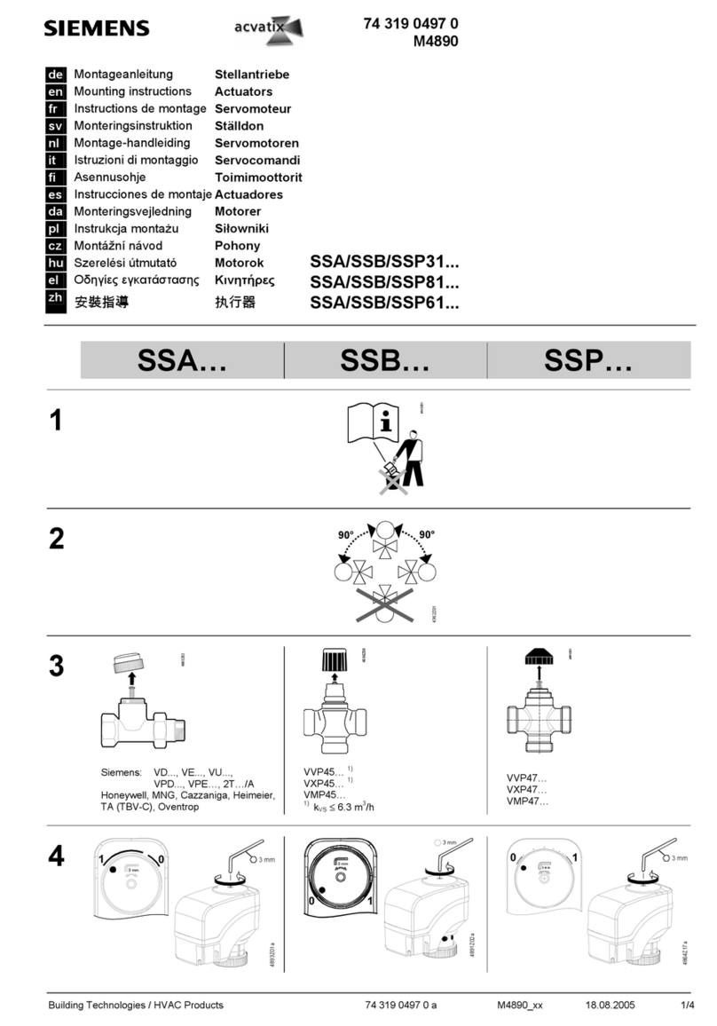 Siemens SSA Series User manual