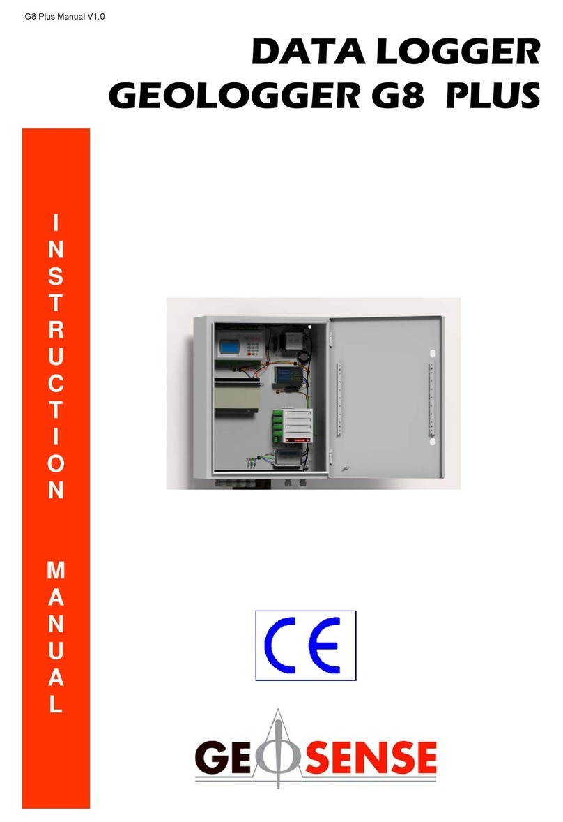 Geosense GEOLOGGER G8 PLUS User manual