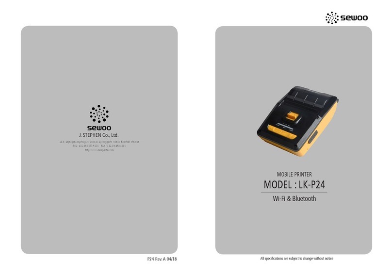 SEWOO LK-P24 Installation guide