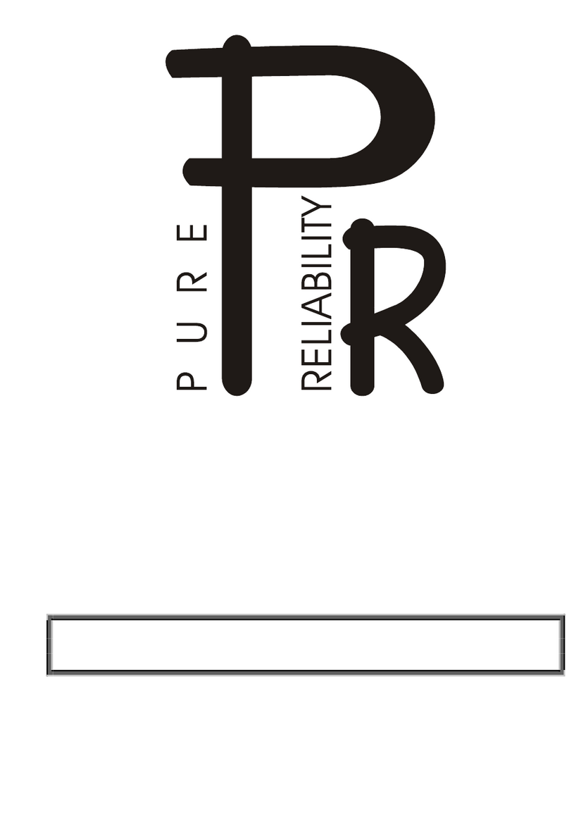 Pure Reliability PR-3030 product manual