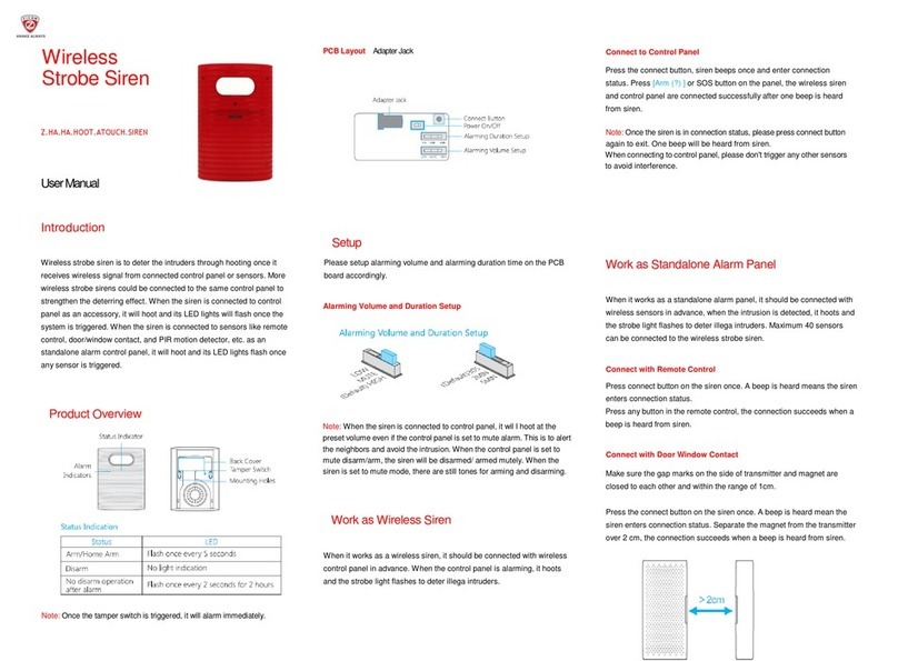 Zicom Z.HA.HA.HOOT.ATOUCH.SIREN user manual