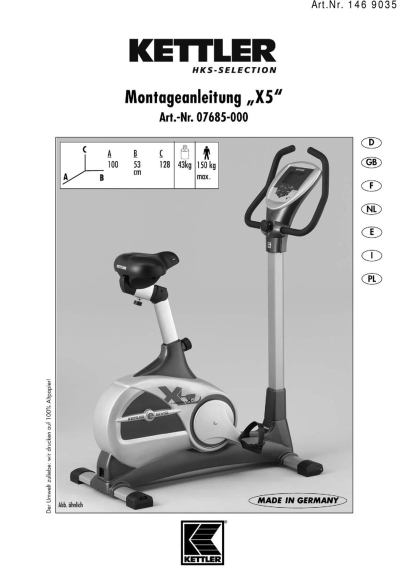 Kettler X5 User manual
