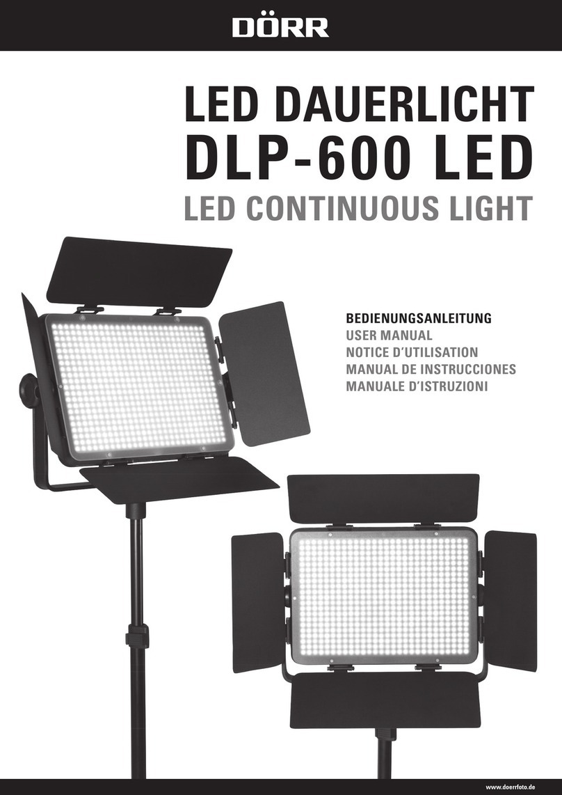 DÖRR DLP-600 LED user manual