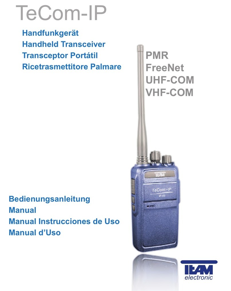 Team Electronic TeCom-IP FreeNet manual
