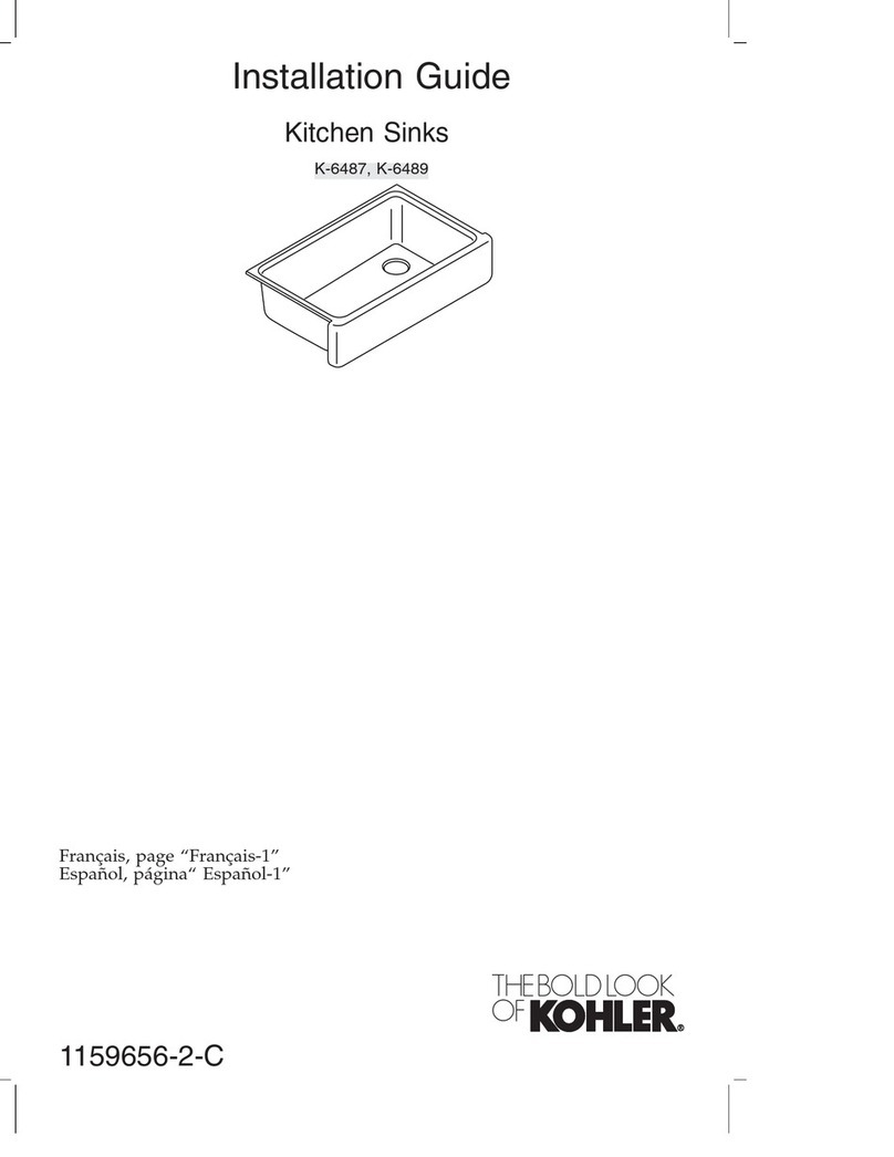 Kohler K-6487 User manual