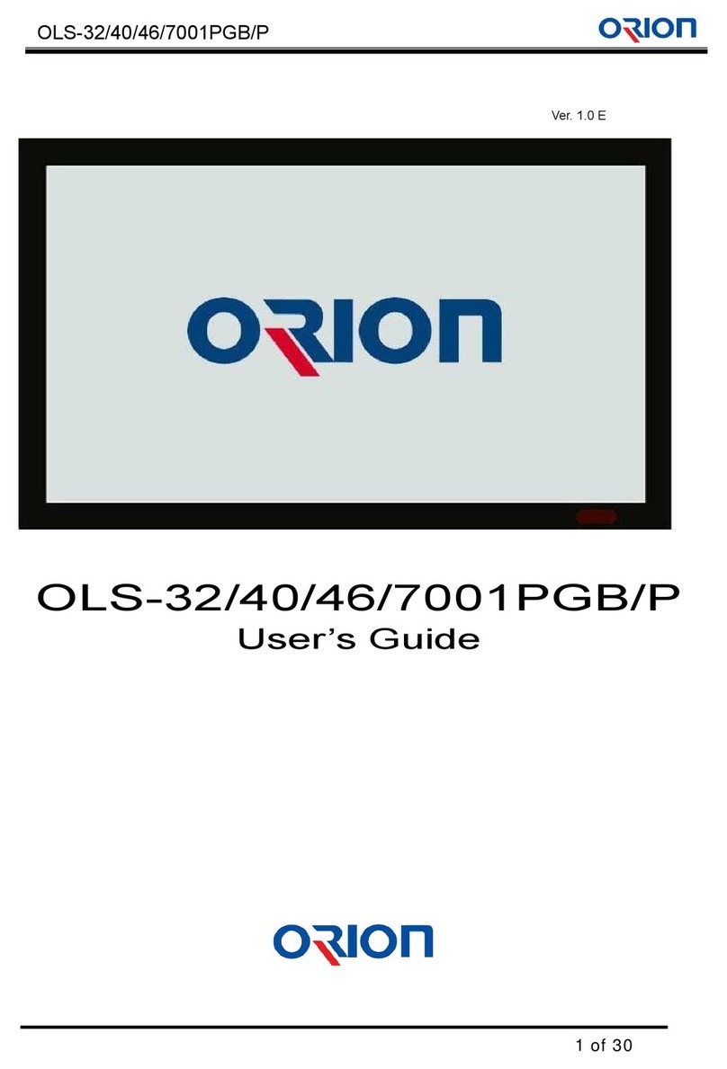 Orion OLS-3201PGB user guide