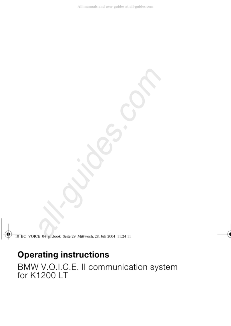 BMW V.O.I.C.E. II User manual
