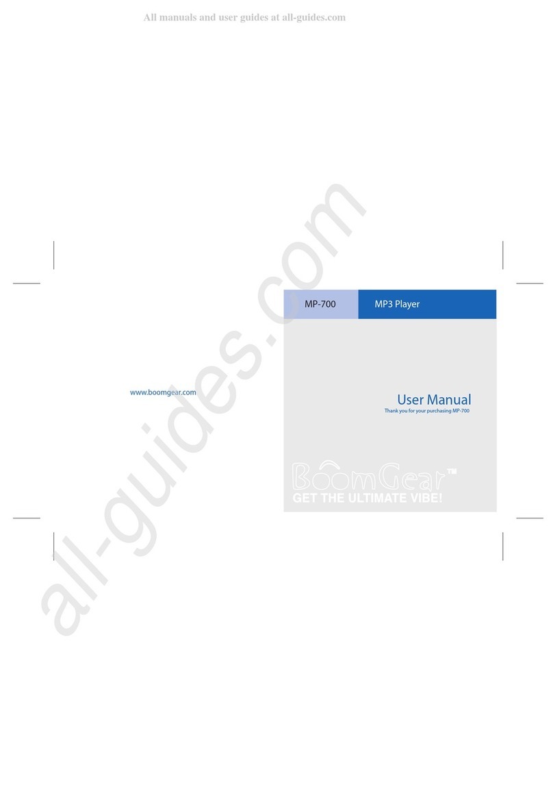 BoomGear MP-700 user manual