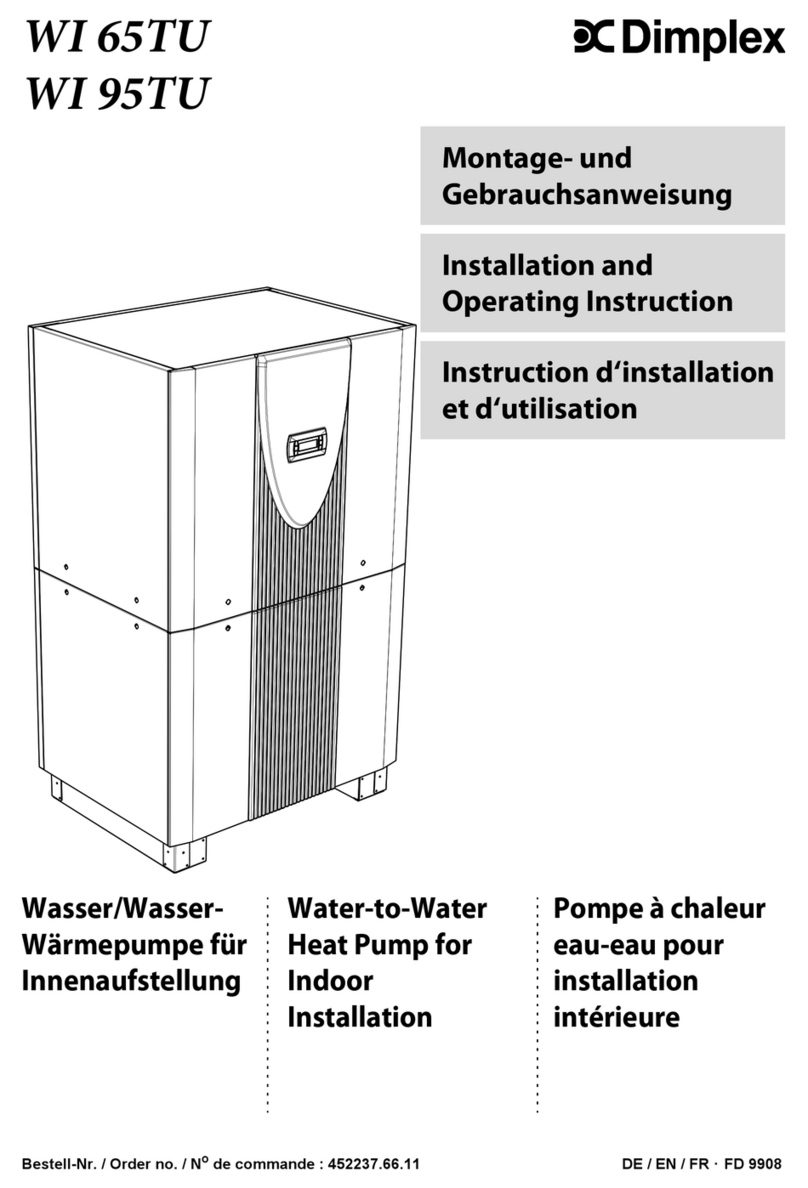 Dimplex WI 65TU Installation and operating instruction