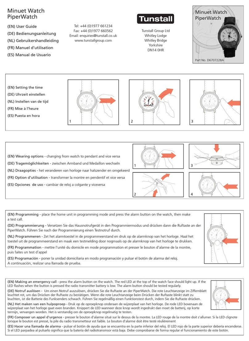 Tunstall Minuet user guide