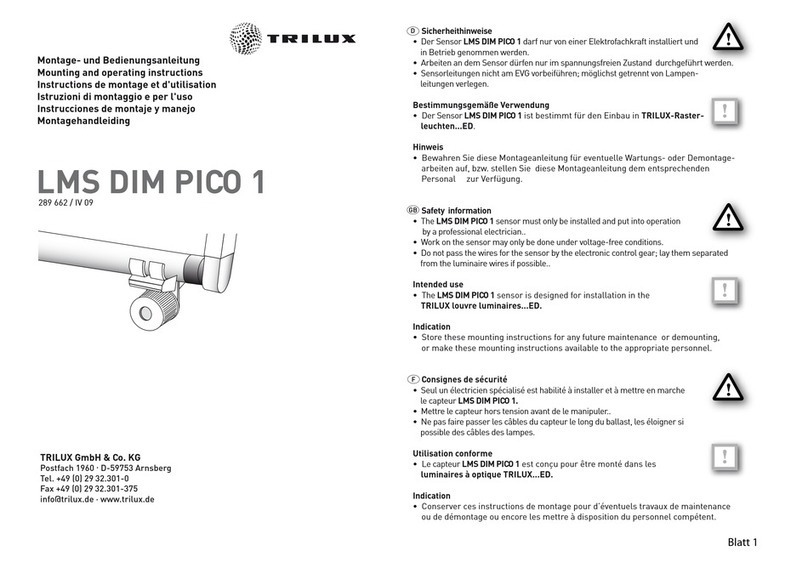 Trilux LMS DIM PICO 1 Service manual