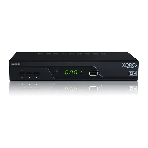 Xoro HRM 8761 CI+ User manual