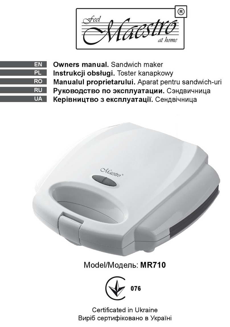 Maestro MR710 User manual Maestro MR710 User manual