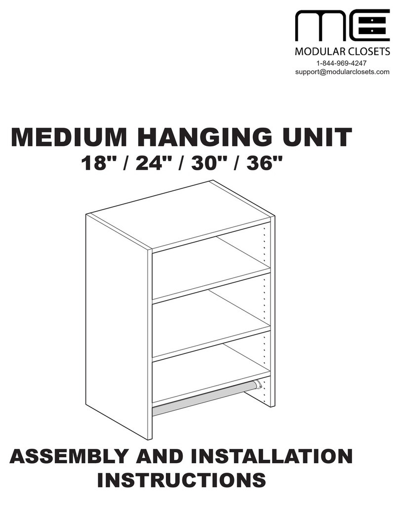 MC VISTA MEDIUM HANGING Assembly and installation instructions