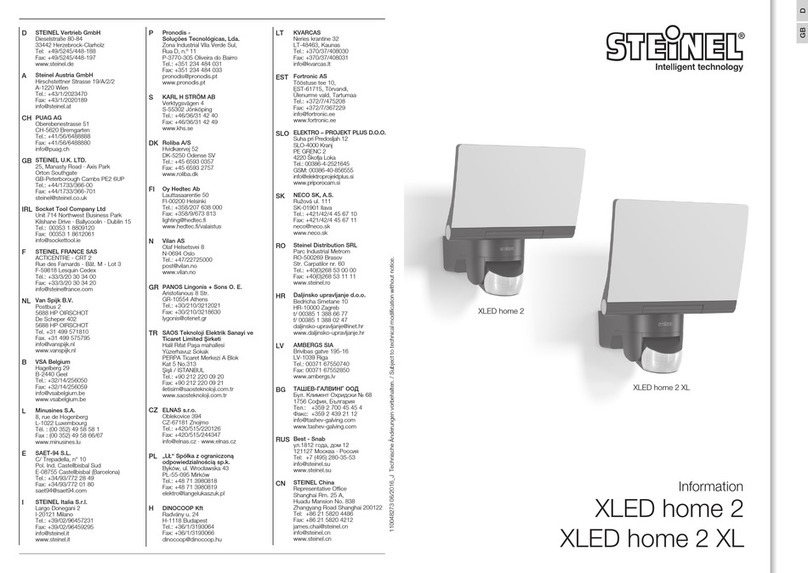 STEINEL XLED home 2 Owner's manual