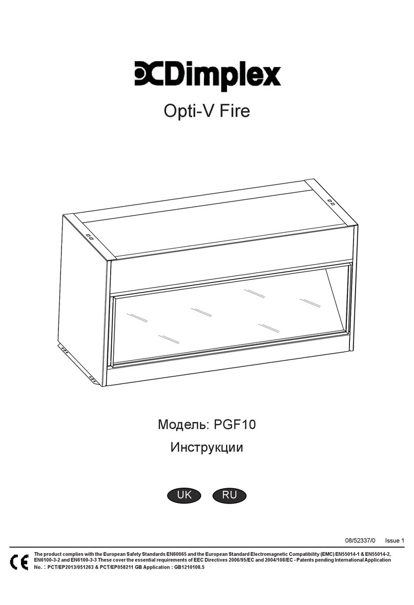 Dimplex Opti-V PGF10 User manual