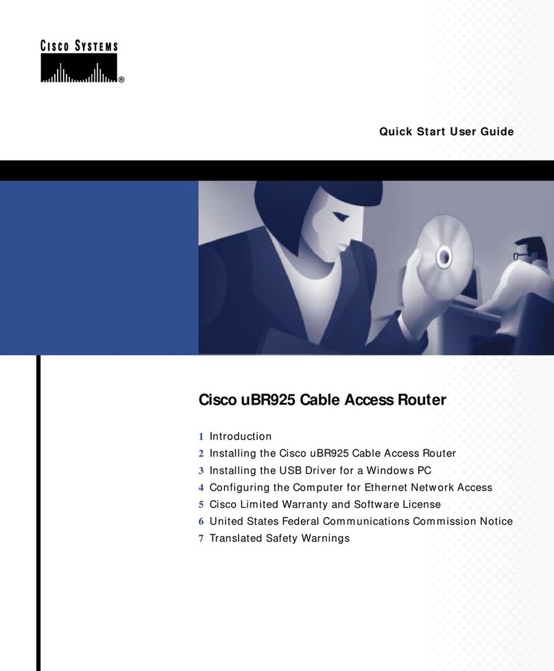 Cisco uBR925 Setup guide