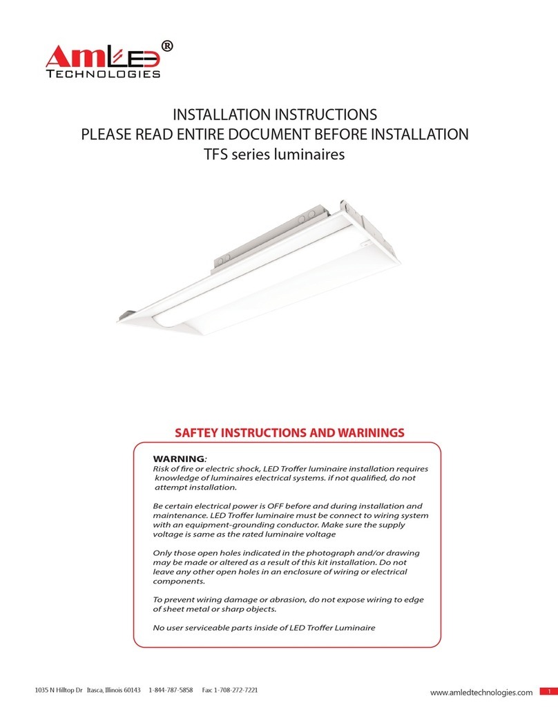 AmLed Technologies TFS Series User manual