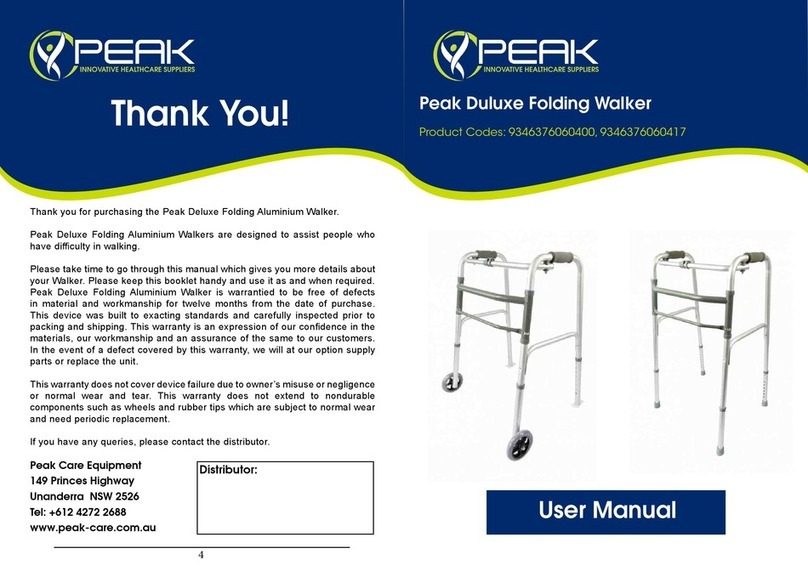 Peak Deluxe Series user manual