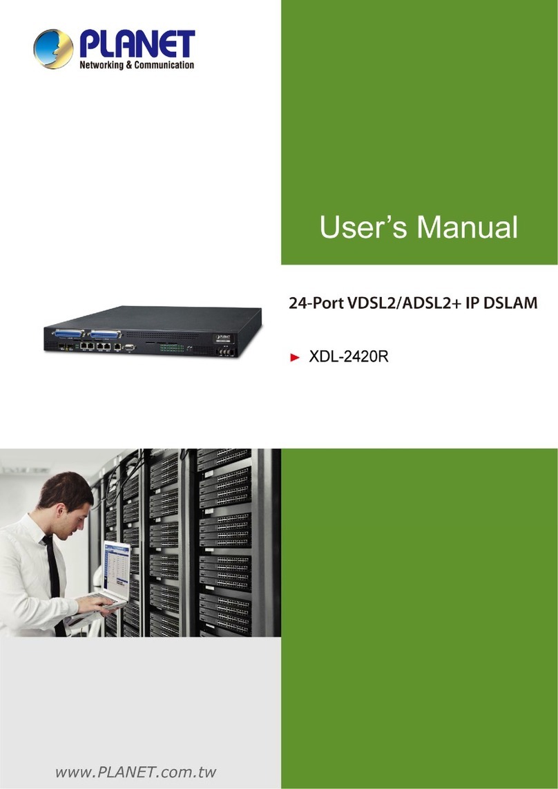 Planet XDL-2420R User manual