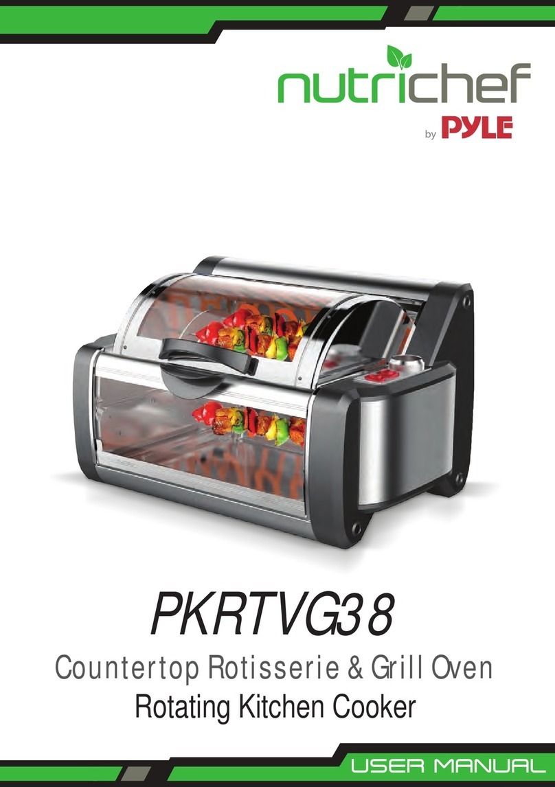 Pyle NutriChef PKRTVG38 User manual